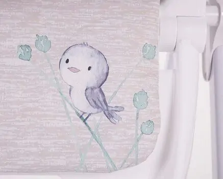 KikkaBoo Sweet Nature Beige Bird საკვები სკამ-მაგიდა, 7 image