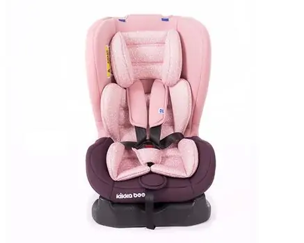 KikkaBoo-ს მანქანის სავარძელი (ქარსითი) Vintage Butterfly Dark Pink, 3 image