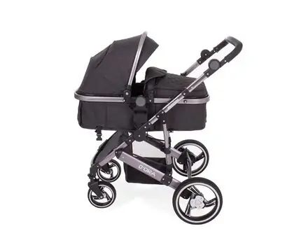 KikkaBoo D'ora Grey 3in1 საბავშვო ეტლის კომპლექტი, 3 image