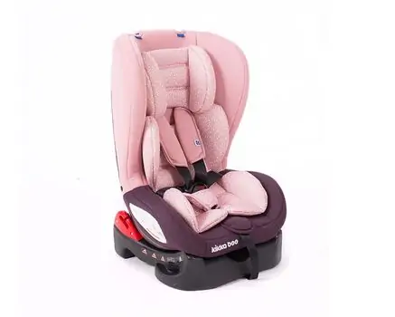 KikkaBoo-ს მანქანის სავარძელი (ქარსითი) Vintage Butterfly Dark Pink, 2 image