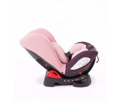 KikkaBoo-ს მანქანის სავარძელი (ქარსითი) Vintage Butterfly Dark Pink, 6 image