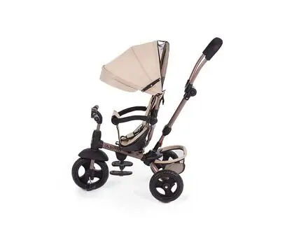 KikkaBoo Carlitto Beige Melange სამ თვლიანი ველო-ეტლი, 2 image