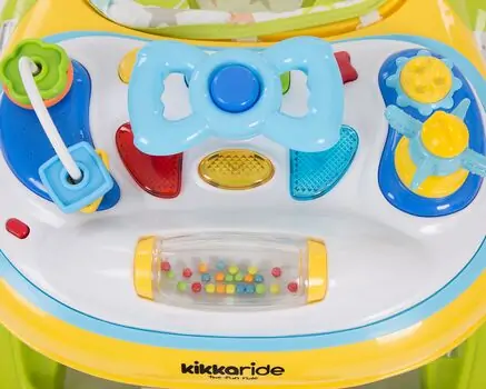 KikkaBoo-ს ჭოჭინა Walker-swing Rocking Star Green, 7 image
