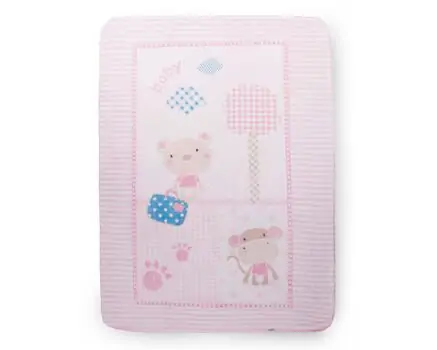 KikkaBoo-ს ახალშობილის პლედი Blanket Fantasia Pink 110/140 cm