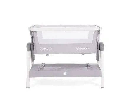 KikkaBoo Nanna Light Grey Melange ახალშობილის საწოლი, 3 image