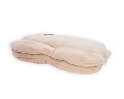 KikkaBoo-ს ხელთათმანი ეტლისთვის Handmuff Embroidered Beige