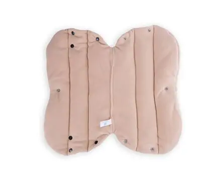 KikkaBoo-ს ხელთათმანი ეტლისთვის Handmuff Embroidered Beige, 2 image