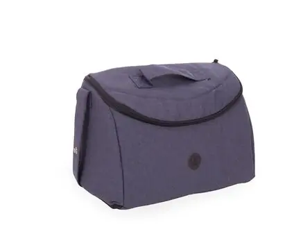 KikkaBoo-ს დედის ჩანთა Mama bag Uni Blue Melange