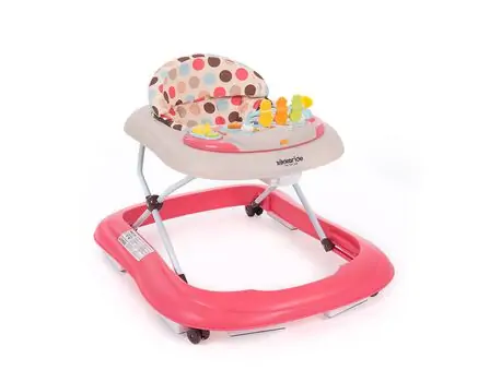 KikkaBoo Walker ABC Pink საბავშვო ჭოჭინა, 5 image