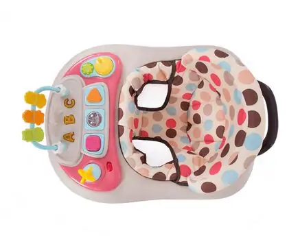 KikkaBoo Walker ABC Pink საბავშვო ჭოჭინა, 8 image