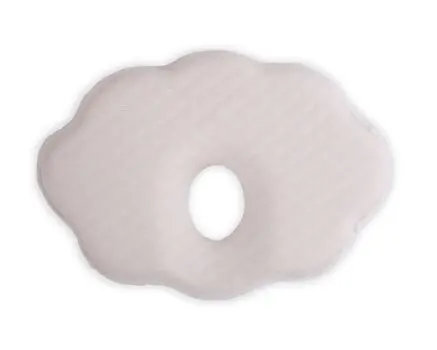 KikkaBoo-ს ერგონომიული ბალიში ახალშობილისთვის Memory foam ergonomic pillow Cloud White