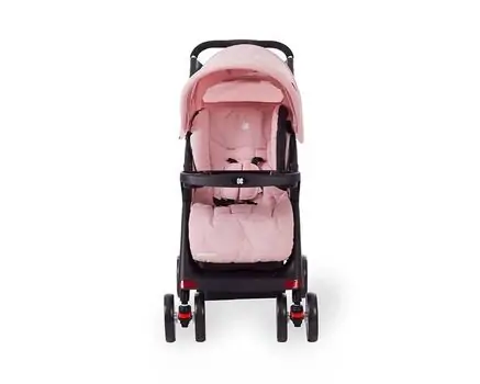 KikkaBoo Airy Pink 2in1 საბავშვო ეტლის კომპლექტი, 2 image