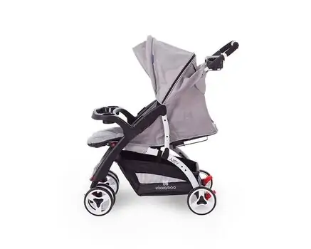 KikkaBoo Airy Light Grey 2in1 საბავშვო ეტლის კომპლექტი, 5 image