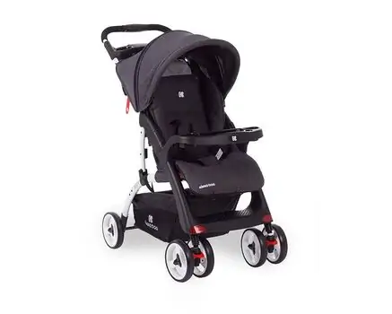 KikkaBoo Airy Dark Grey 2in1 საბავშვო ეტლის კომპლექტი, 3 image