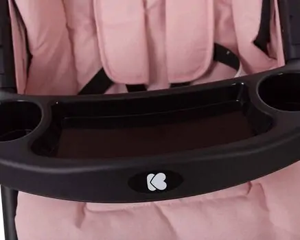 KikkaBoo Airy Pink 2in1 საბავშვო ეტლის კომპლექტი, 7 image