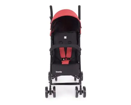 KikkaBoo Beetle Red საბავშვო სასეირნო ეტლი, 2 image