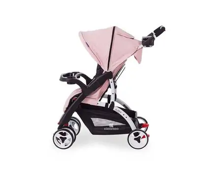 KikkaBoo Airy Pink 2in1 საბავშვო ეტლის კომპლექტი, 5 image