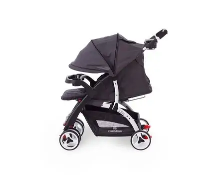 KikkaBoo Airy Dark Grey 2in1 საბავშვო ეტლის კომპლექტი, 5 image