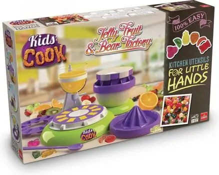 Goliath Kids Cook Jelly Fruit & Bear Factory ჟელიბონის მოსამზადებელი აპარატი