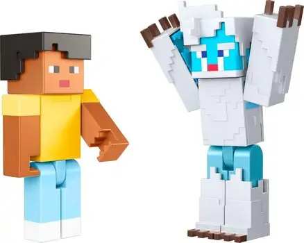 Minecraft Creator Series Camp Enderwood Steve and Mob Figures - მაინქრაფთის სათამაშო ფიგურები, 4 image
