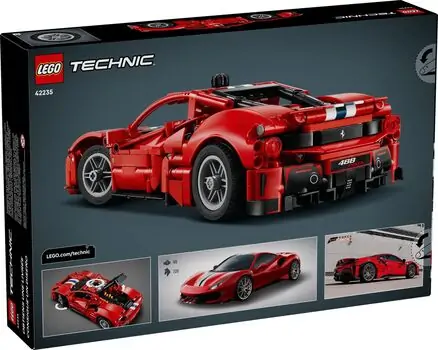 Lego Technic Ferrari 488 Pista Car, 3 image