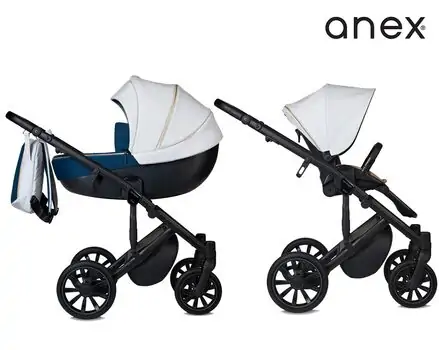 Anex M/type 2x1 NOBLE  საბავშვო ეტლის კომპლექტი