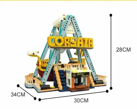 BUILDING BLOCKS  CORSAIR SHIP  37401 საბავშვო კონსტრუქტორი მეკობრის გემი, 8 image