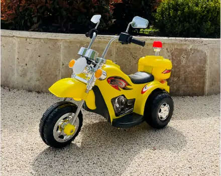 Moto For Kids Yellow - საბავშვო ელექტრო მოტოციკლი
