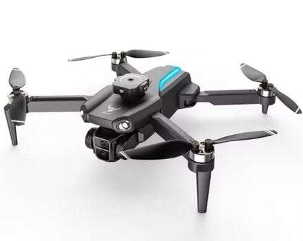 Black Foldable RC Quadcopter Drone With a Camera-დისტანციური სათამაშო დრონი, 2 image