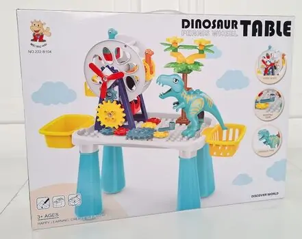 dinosaur ferris wheel table 222-B104 საბავშვო კონსტრუქტორი