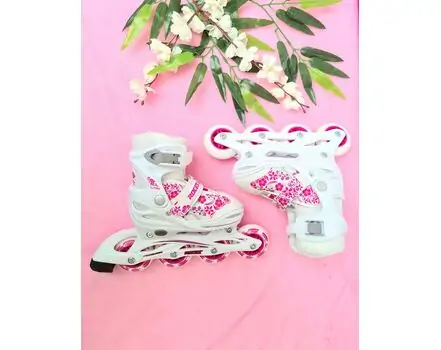 Inline skates Roces Compy white M/34-37/ როლიკები, 2 image