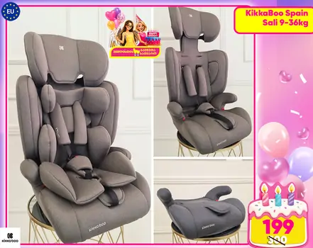 KikkaBoo Baby Car Seat Sali Brown - მანქანის სავარძელი (ქარსითი)