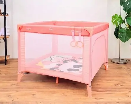 KikkaBoo Enjoy Pink Panda მანეჟი