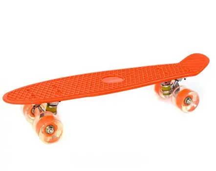 Penny Board Orange With LED Wheels პენიბორდი, 3 image