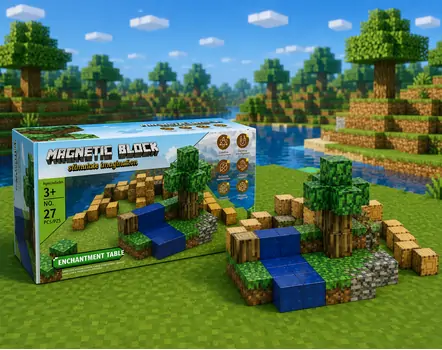 Minecraft Magnetic Blocks - მაგნიტური კუბიკები