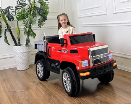 Big Truck For Kids Red -  საბავშვო ელექტრო მანქანა