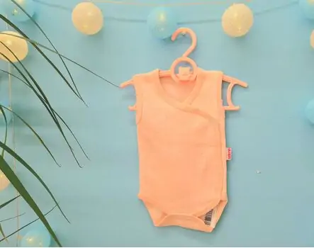 Newborn Baby Bodysuit ATES BABY ჩვილის ბოდე 3247 pink