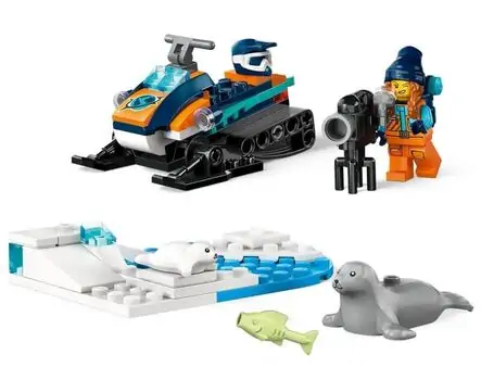 Lego City 60376 Arctic Explorer Snowmobile, 4 image