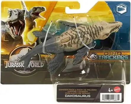 Jurassic World Dakosaurus Danger Pack Dinosaur HLN57 სათამაშო დინოზავრი, 3 image