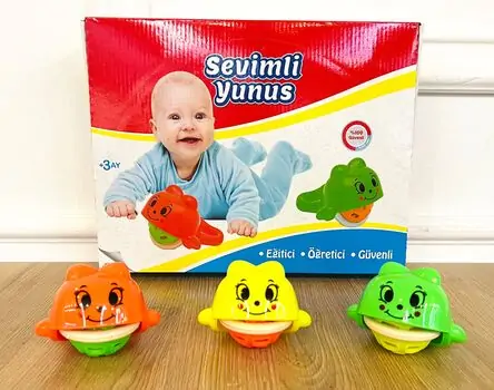 Rattle Cute Turtle CanEm-ის განსავითარებელი სათამაშო კუ