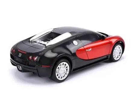 Remote Control Buggati Car Red  - სათამაშო დისტანციურად მართვადი მანქანა, 7 image