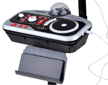 DJ Stage Pop Music Flashing Lights - სათამაშო მიკროფონი დიჯეის მოწყობილობით, 10 image