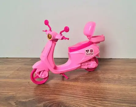 PINK MOTORCYCLE King Toys-ის თოჯინის სათამაშო  მოპედი, 3 image
