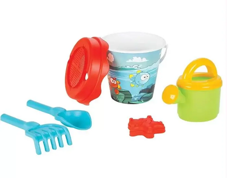 Pilsan 06 003 Sweety Bucket set ქვიშაში სათამაშო აქსესუარების ნაკრები, 3 image