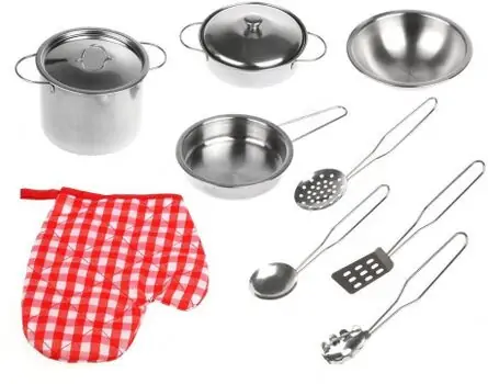 Metal Kitchen Accessories Set - სათამაშო სამზარეულოს აქსესუარები, 3 image