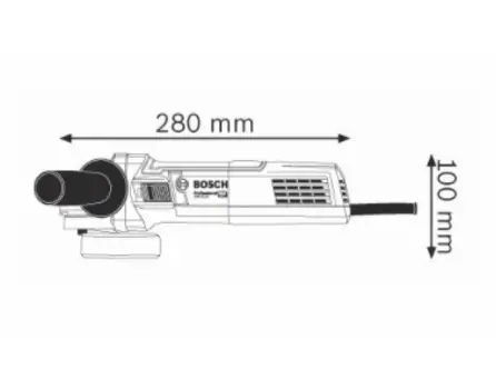 კუთხსახეხი BOSCH GWS 9-115, 3 image