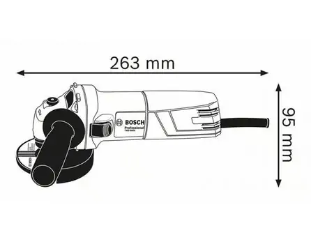 კუთხსახეხი BOSCH GWS 670, 2 image