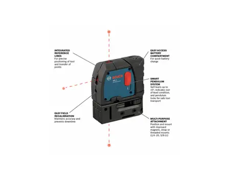 წერტილოვანი ლაზერი Bosch GPL 3 Laser Level, 4 image