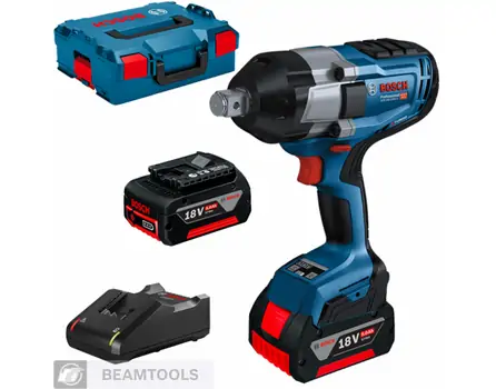 ქანჩდამჭერი BOSCH GDS 18V-1050 H 2xPC8.0 GAL1880 L-Boxx