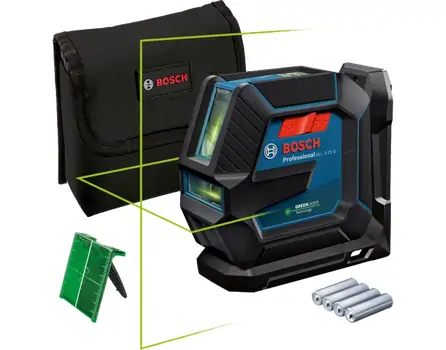 ლაზერული საზომი BOSCH GLL 2-15 G + LB 10, Carton